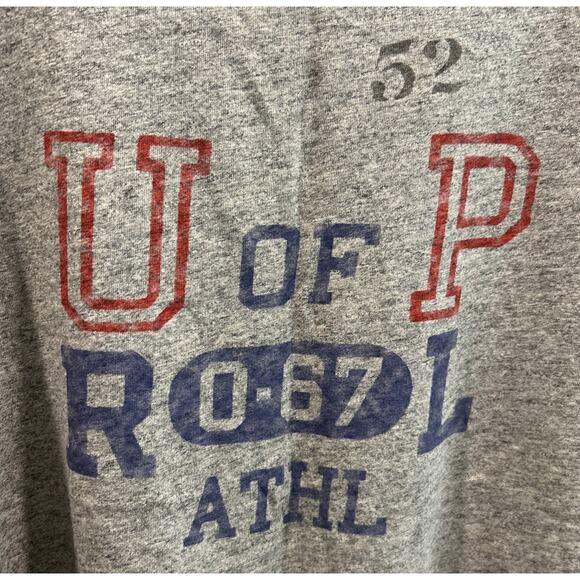 Men’s POLO Ralph Lauren Gray U Of P ATHL Short Sleeve T Shirt 2XB *B3 - Picture 1 of 5